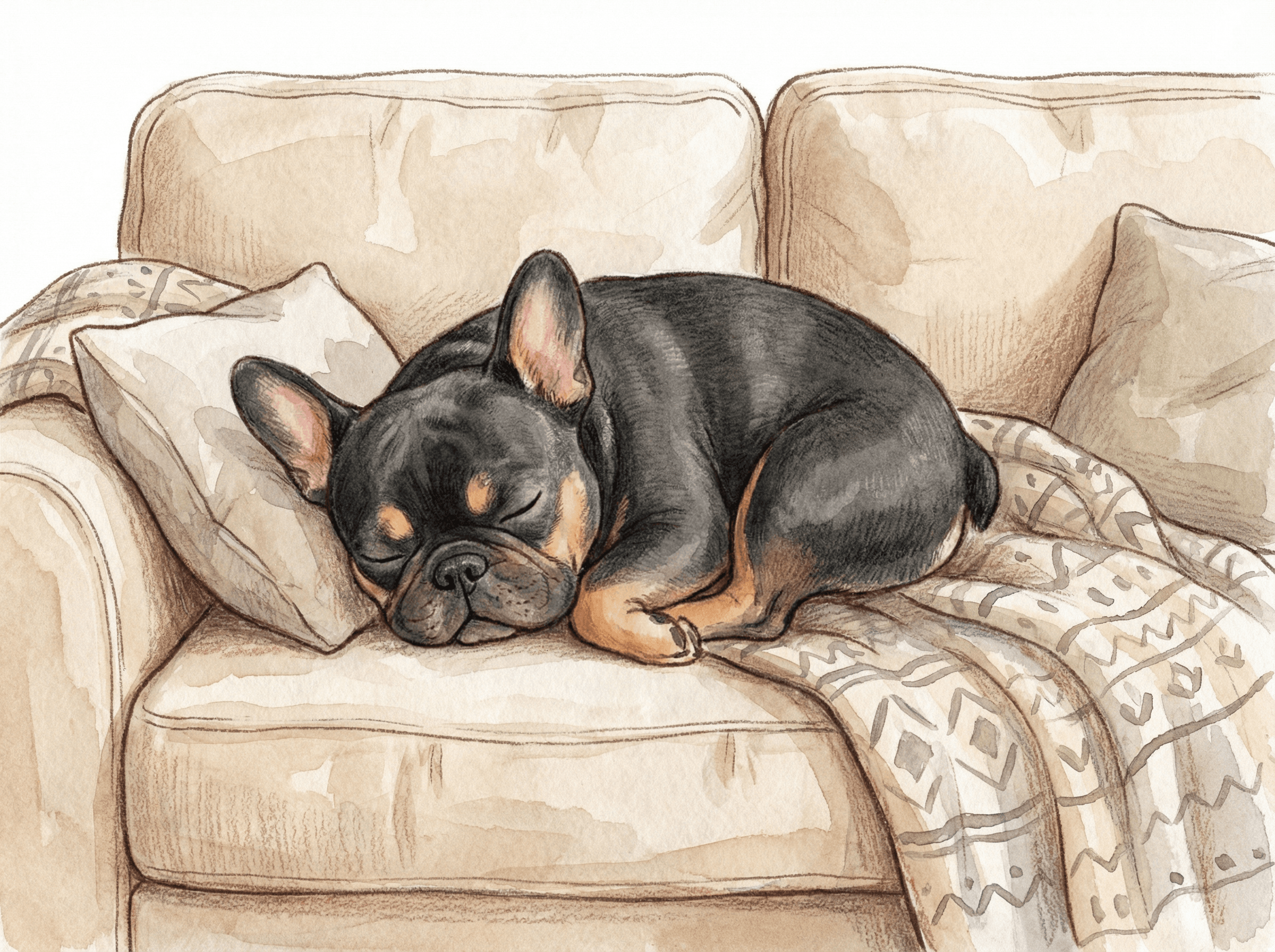 Nap Time for Frenchie