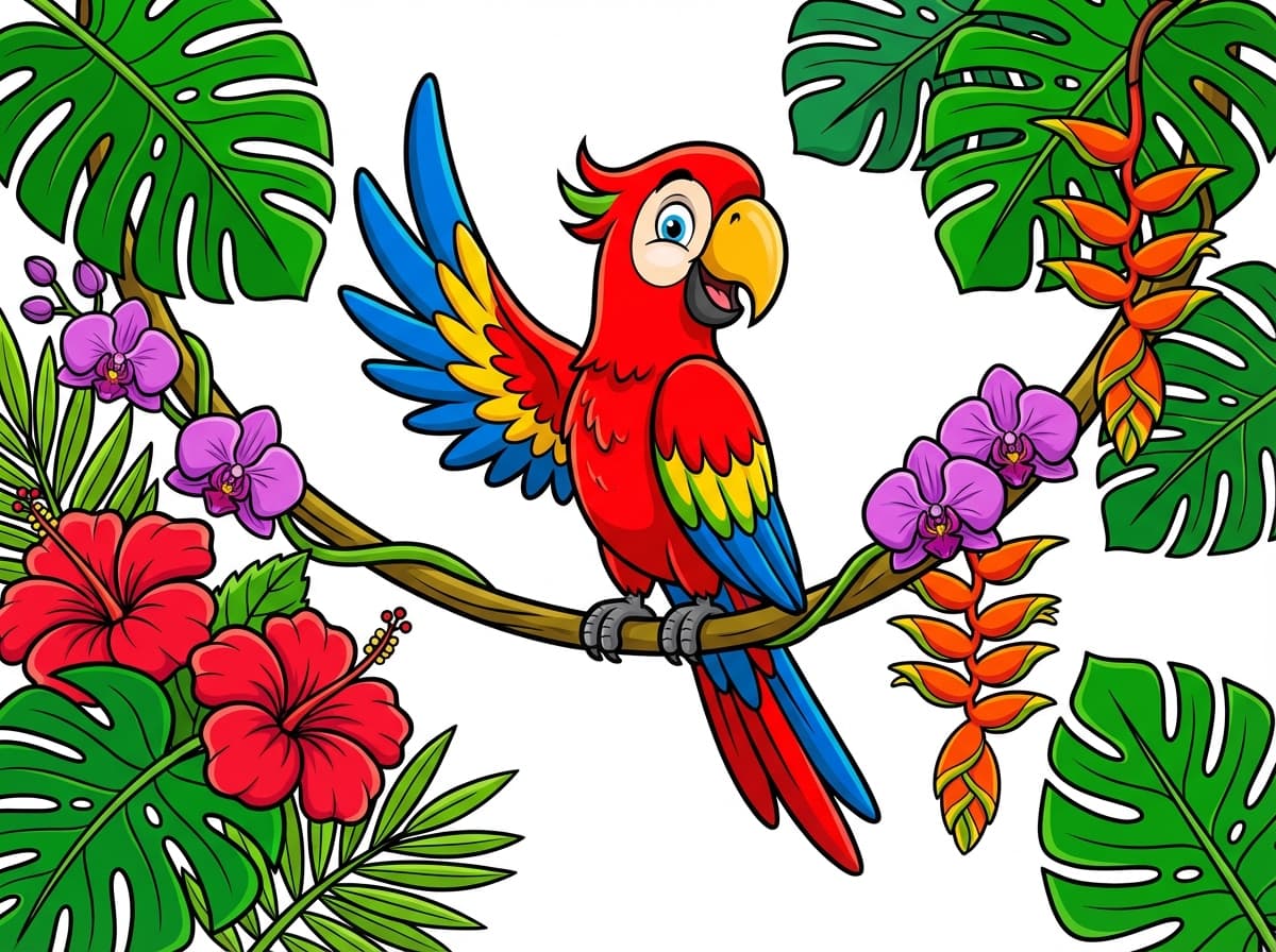 Tropical Parrot