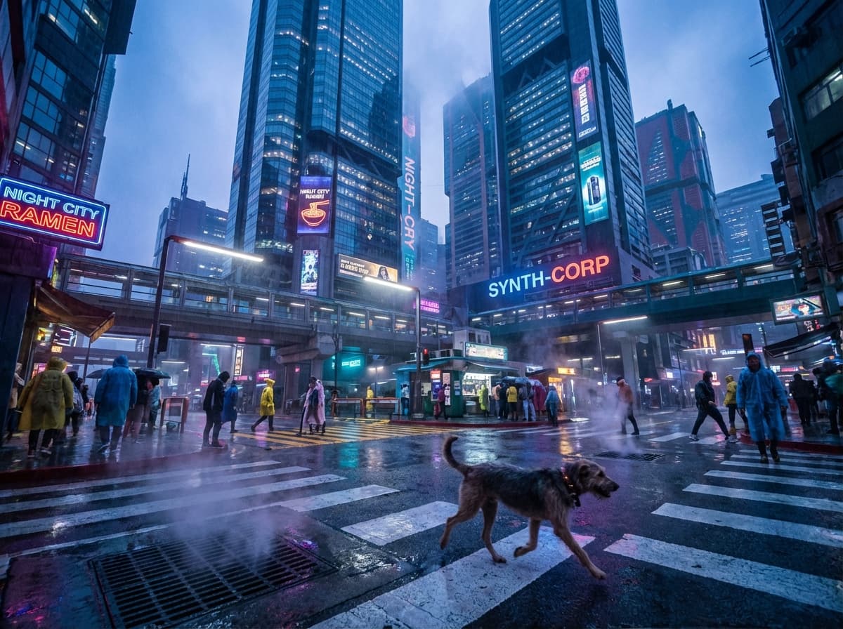 Cyberpunk City Nights