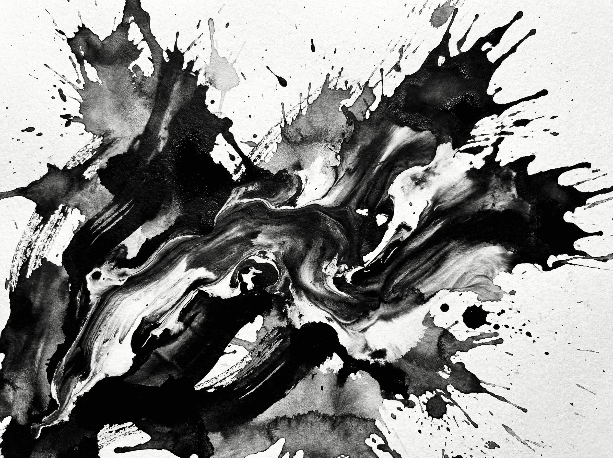 Ink Splash Abstract