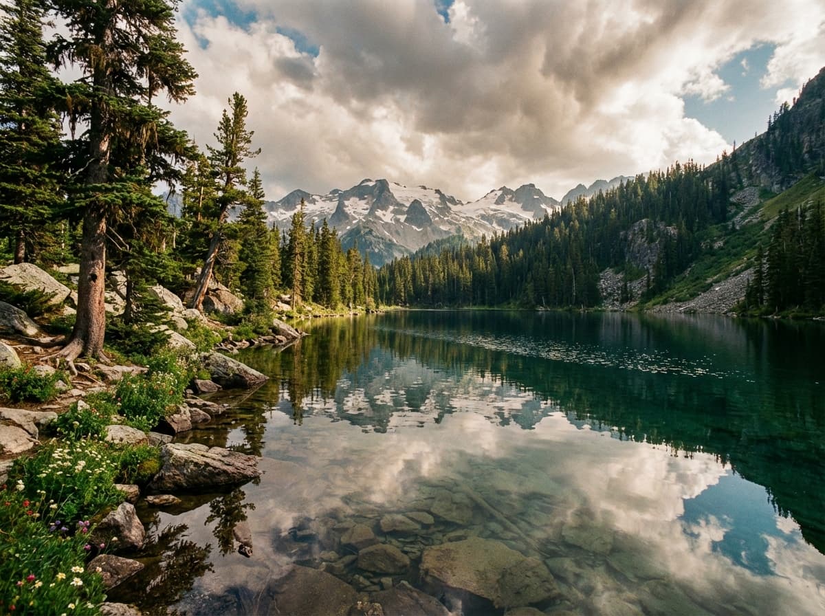 Alpine Lake Reflection